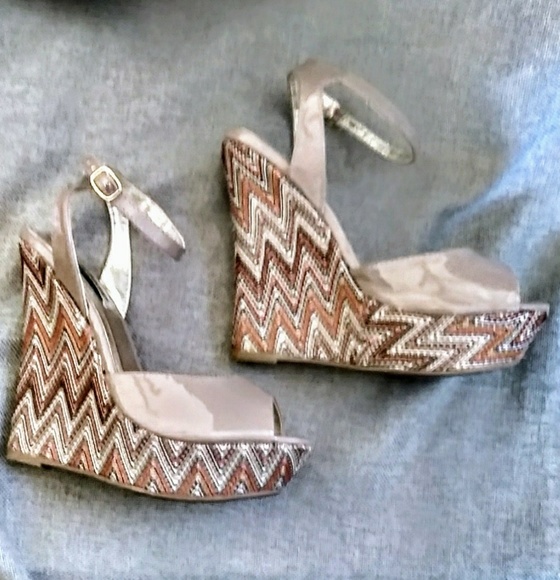 Steve Madden P. Wild Bronze Gold Like 7.5 - Picture 4 of 7